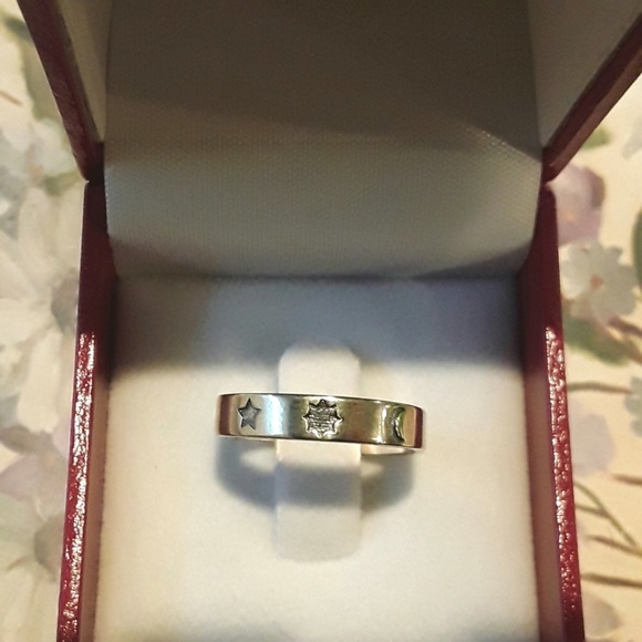 NEW:S925  Star, Moon & Sun Ring - Picture 4 of 8